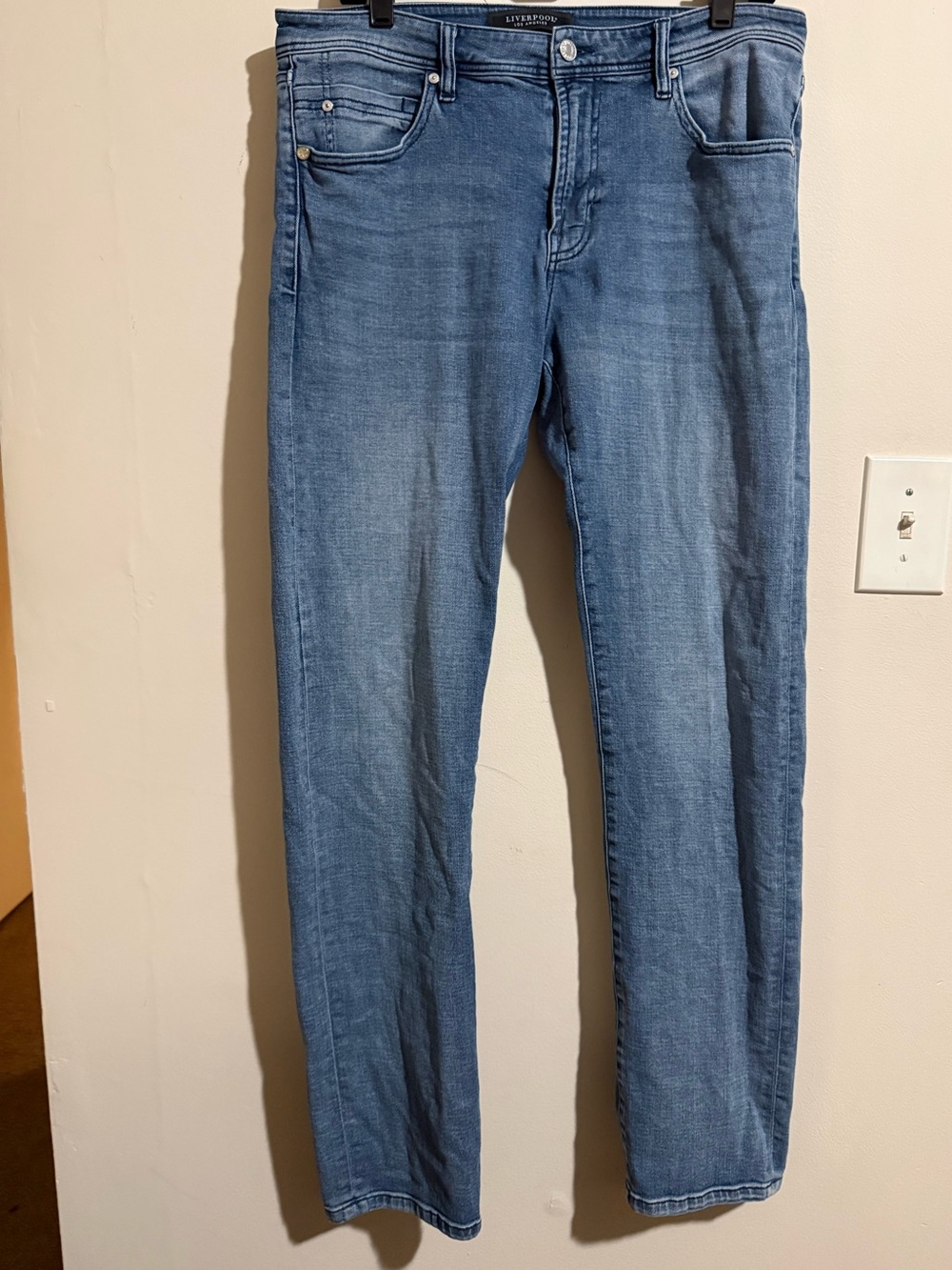 Liverpool Light Blue Straight Leg Jeans